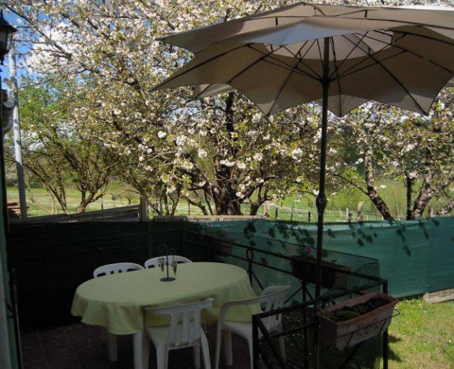 Location de vacances - Gîte à Pailloles - TERRASSE JARDIN PRIVATIF
