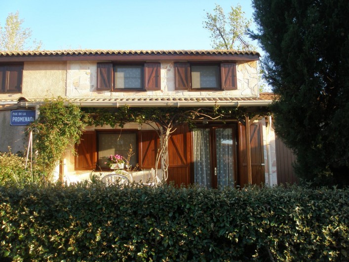 Location de vacances - Maison - Villa à Portiragnes Plage - façade de la maison