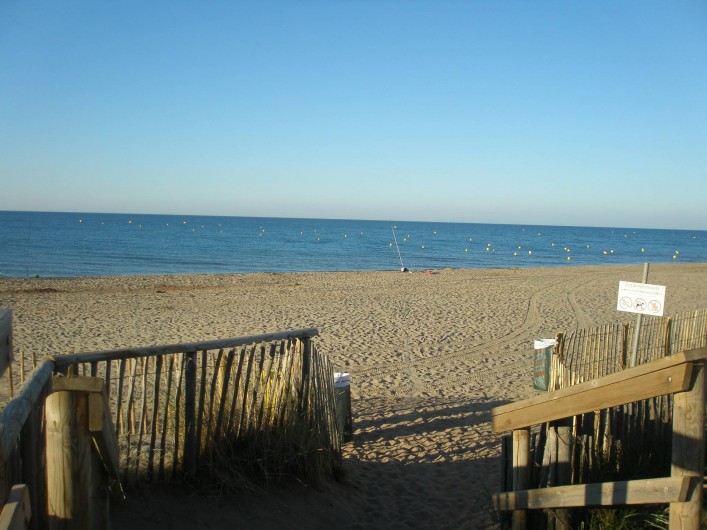 Location de vacances - Maison - Villa à Portiragnes Plage - vue de la plage