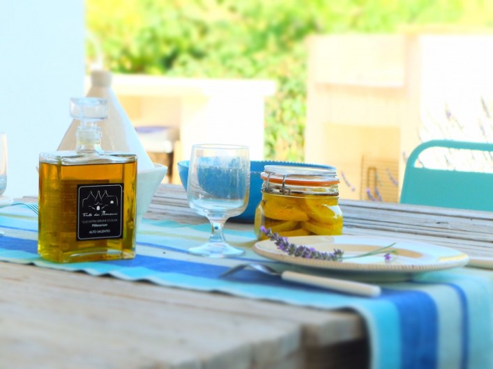 Location de vacances - Villa à San Vito dei Normanni - Salle à manger extérieure