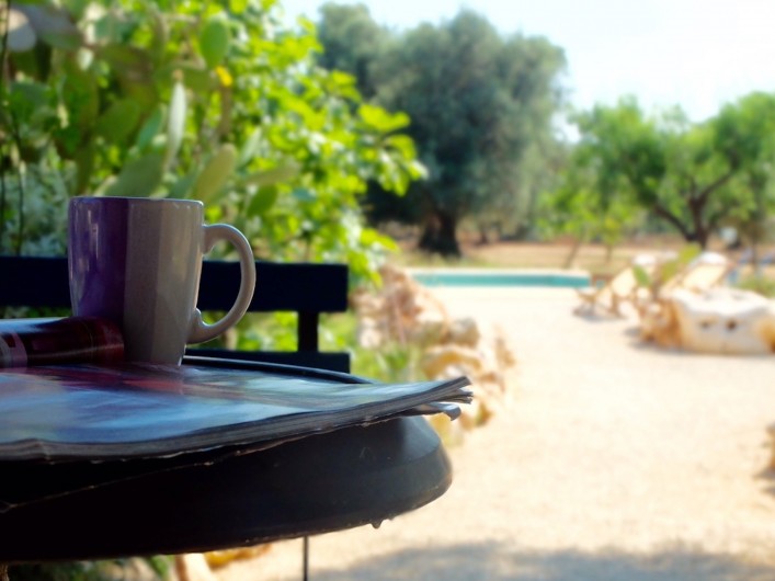 Location de vacances - Villa à San Vito dei Normanni - vue sur la piscine