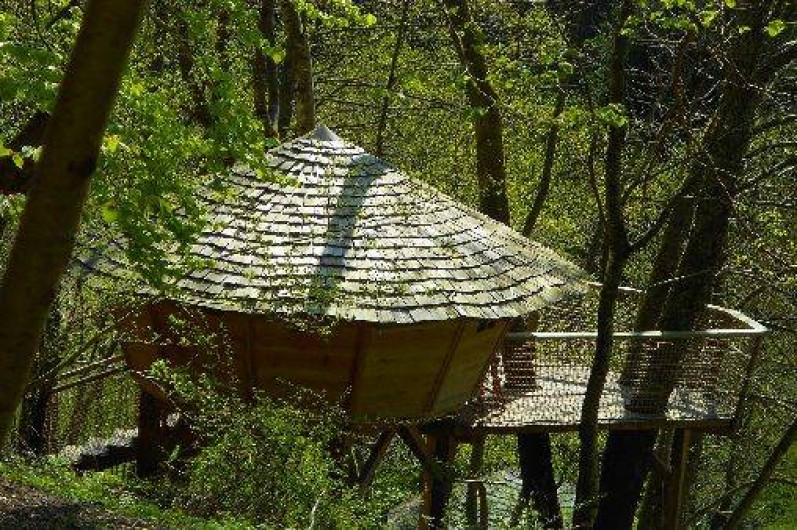 Location de vacances - Cabane dans les arbres à Grandfontaine - Cabane Couple (2 couchages) "Le Petit Toit du Monde"