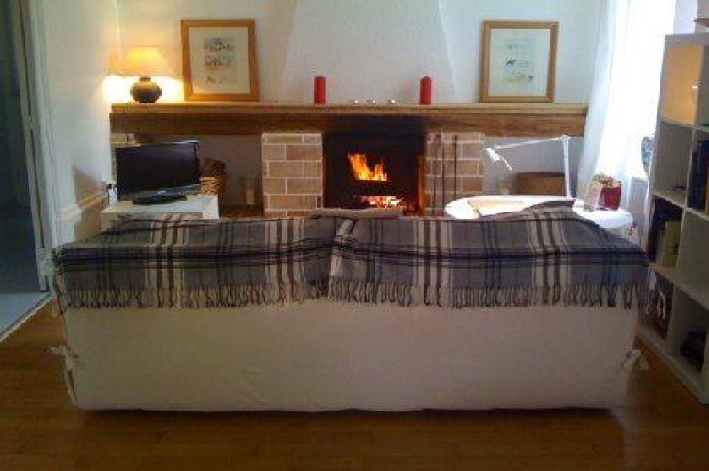 Location de vacances - Maison - Villa à Dijon - Coin salon/cheminée