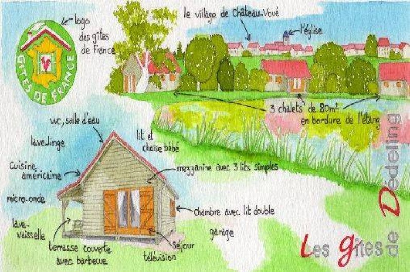 Location de vacances - Gîte à Château-Voué