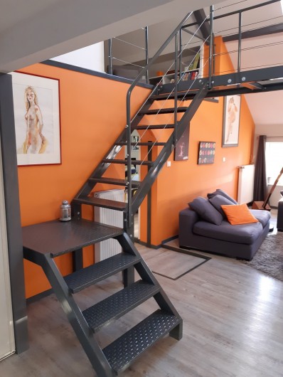 Location de vacances - Appartement à Beaune - Accès au coin nuit