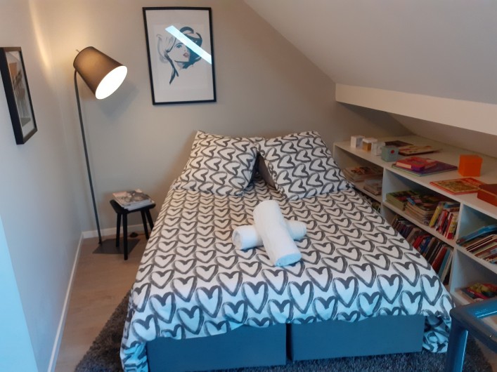 Location de vacances - Appartement à Beaune - Coin sommeil en mezzanine