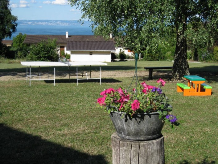 Location de vacances - Chalet à Excenevex - Pétanque + ping-pong