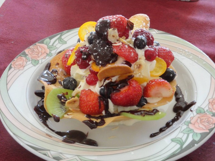 Location de vacances - Hôtel - Auberge à Chambon-sur-Lac - exemple de dessert maison