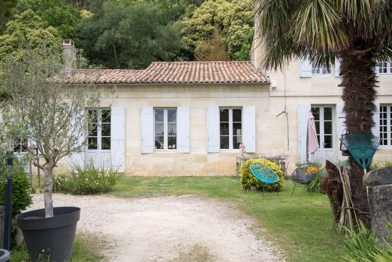 Location de vacances - Gîte à Bourg sur Gironde - Arrivée Maison