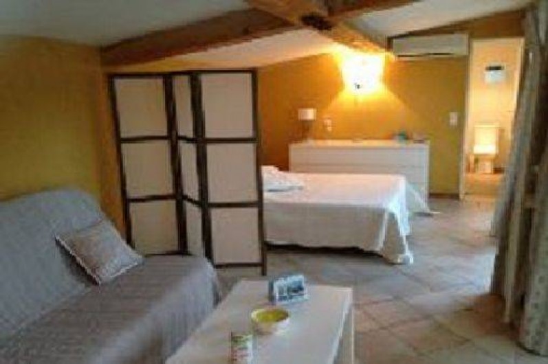 Location de vacances - Mas à Tarascon - SALON COUCHAGE CLIC CLAC-CHAMBRE LIT 160