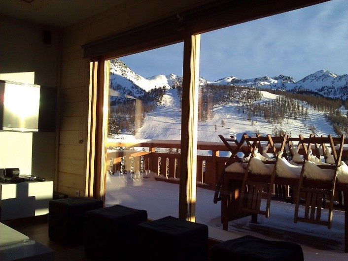 Location de vacances - Chalet à Montgenèvre - Vue living