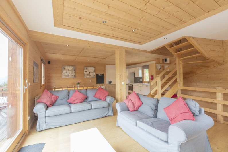 Location de vacances - Chalet à Montgenèvre - Living