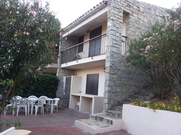 Location de vacances - Maison - Villa à Solanas - Dalle ore 12 la casa e' tutta in ombra