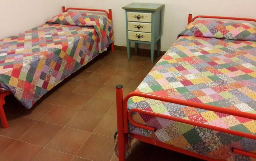 Location de vacances - Maison - Villa à Solanas - Seconda camera con letti gemelli oppure a castello o letto matrimoniale