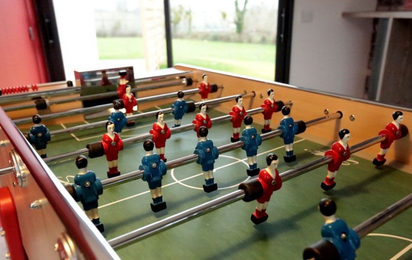 Location de vacances - Gîte à Wierre-Effroy - salle de jeux