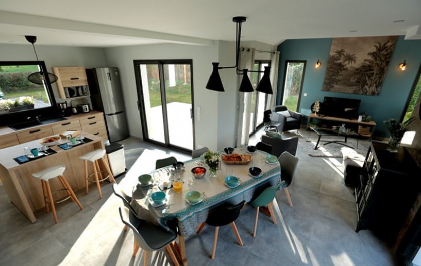 Location de vacances - Gîte à Wierre-Effroy - salle à manger