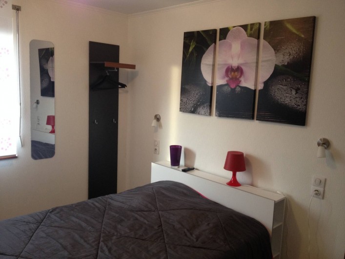 Location de vacances - Appartement à Orschwiller - Chambre 1 Du coté jardin