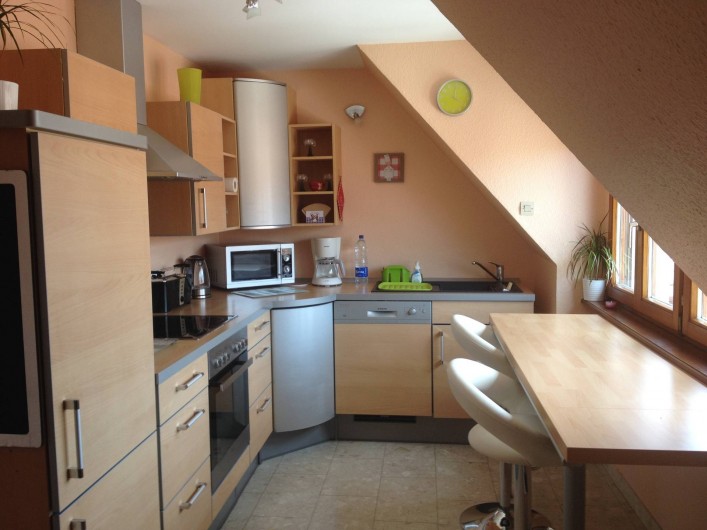 Location de vacances - Appartement à Orschwiller - Cuisine du DUPLEX