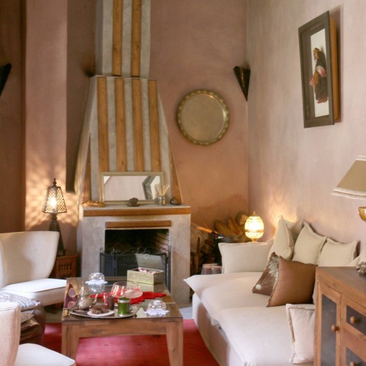 Location de vacances - Riad à Marrakech - Grand salon