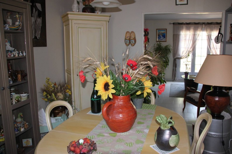 Location de vacances - Villa à Monteux - SALLE A MANGER table/chaises 6 places