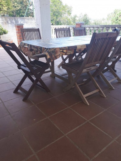 Location de vacances - Villa à Lloret de Mar - terrasse du bas