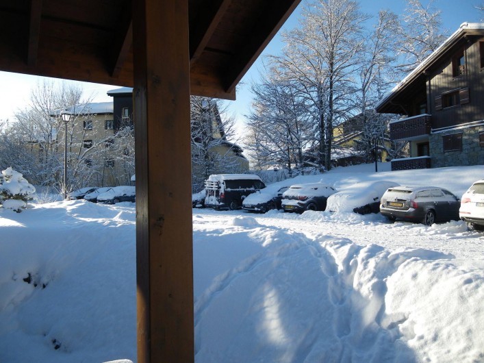 Location de vacances - Appartement à Les Carroz d'Arâches - parking supplémentaire