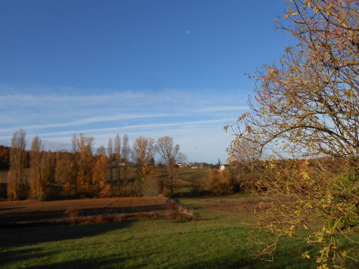Location de vacances - Insolite à Labarre - La prairie sur laquelle sont implantées les tentes