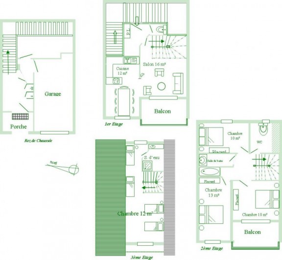 Location de vacances - Gîte à La Grave
