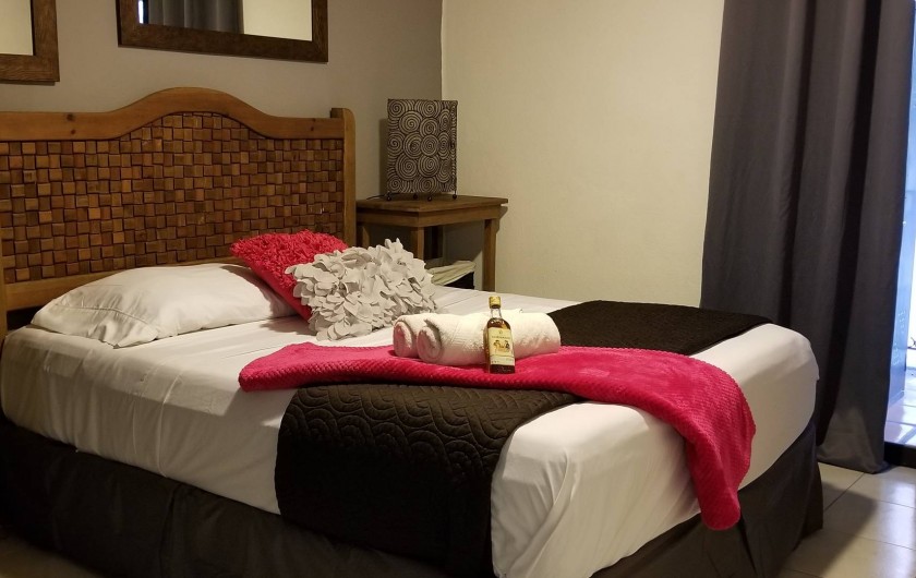 Location de vacances - Appartement à Playa del Carmen - Lit Queen size pour 2 personnes