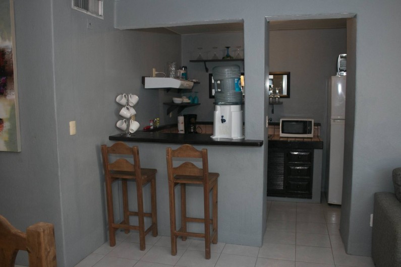 Location de vacances - Appartement à Playa del Carmen - Coin repas et cuisine équipée