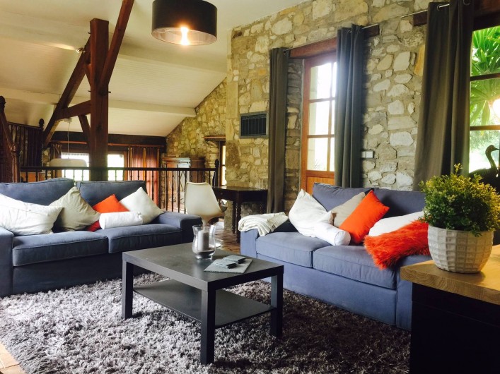 Location de vacances - Villa à Sauvelade - Salon convivial