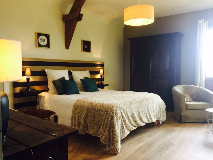 Location de vacances - Villa à Sauvelade - Chambre double  " Voyez grand "