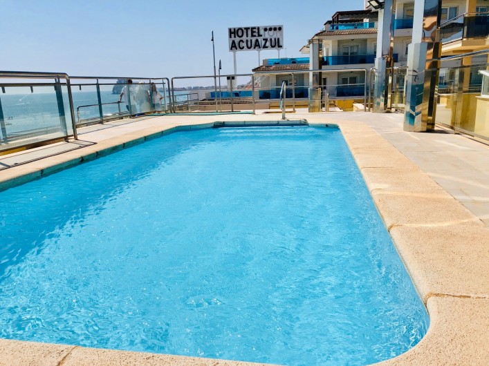 Location de vacances - Appartement à Peníscola - Piscine avec vue panoramique sur chateau et plage (5km)