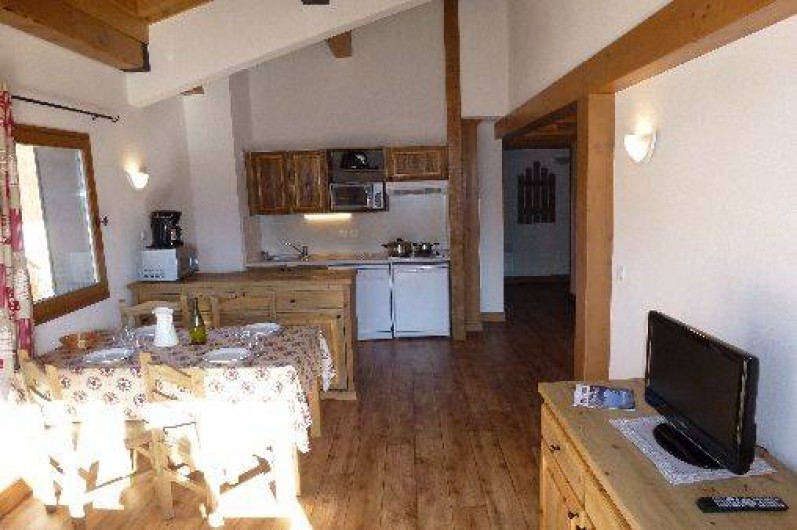 Location de vacances - Appartement à Aussois - Séjour : Coin cuisine/repas