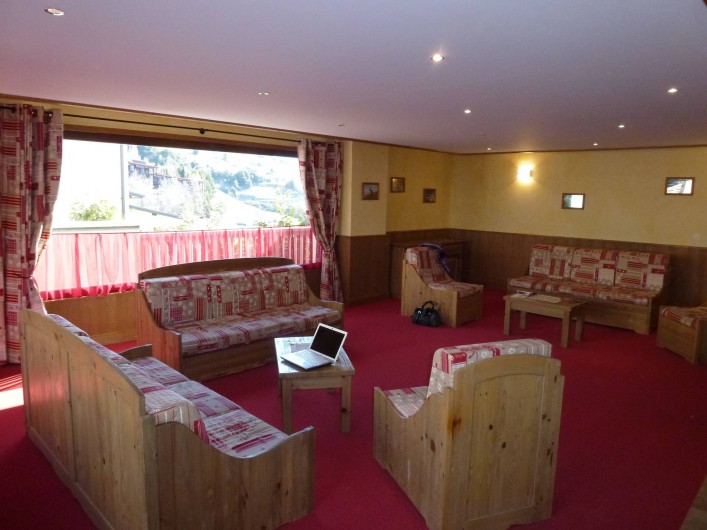 Location de vacances - Appartement à Aussois - Salon commun avec accès WIFI