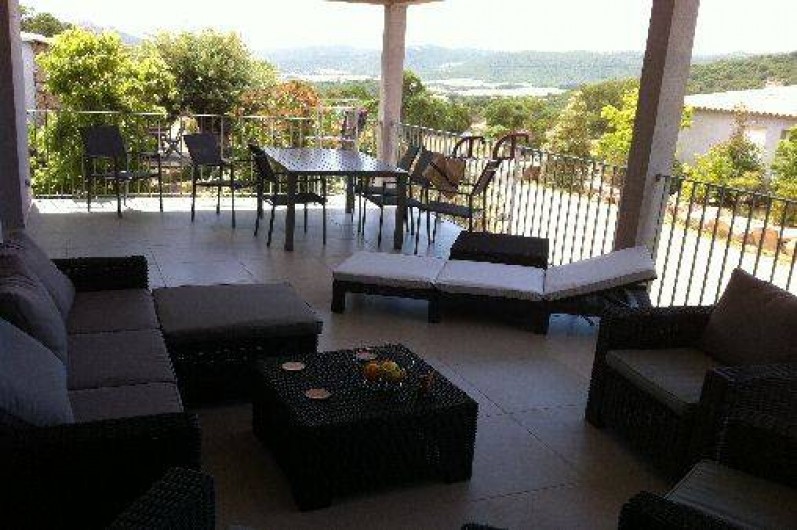 Location de vacances - Villa à Porto-Vecchio - Trop top aussi notre terrasse