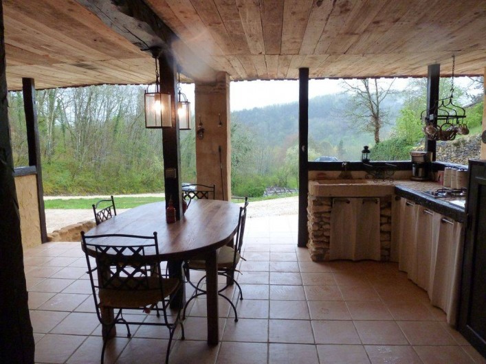 Location de vacances - Villa à Auriac-du-Périgord - CUISINE EXTERIEUR