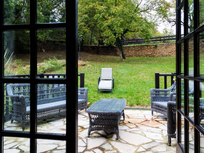 Location de vacances - Villa à Auriac-du-Périgord - TERRASSE SUITE PARENTAL