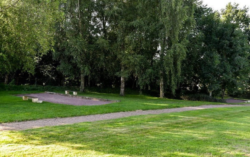 Location de vacances - Bungalow - Mobilhome à Le Bourg-Dun - terrain de boule