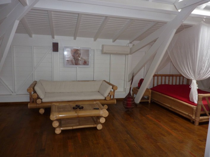 Location de vacances - Villa à Saint-François - salon mezzanine