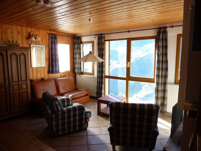 Location de vacances - Appartement à La Grave - Salon