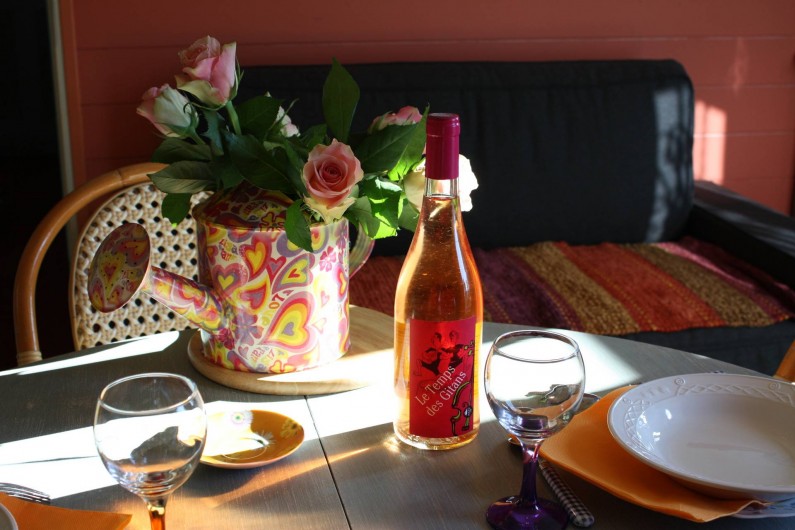 Location de vacances - Roulotte à Aniane - moment savoureux