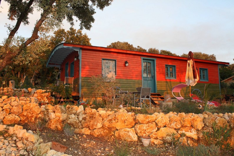 Location de vacances - Roulotte à Aniane - roulotte Boémia