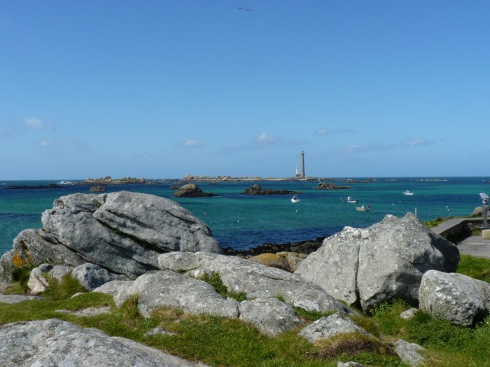 Location de vacances - Gîte à Brélès - Le phare de L'île Vierge à Plouguerneau.