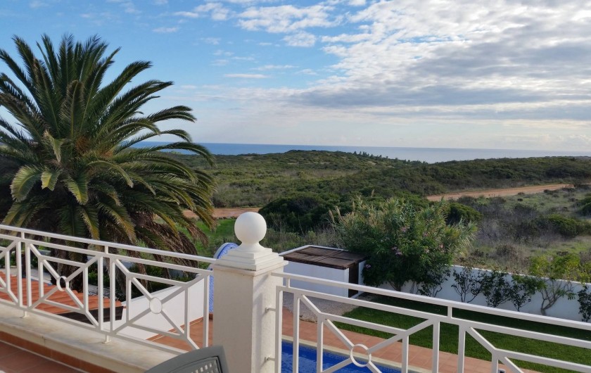 Location de vacances - Villa à Raposeira - Vue sur le parc naturel et la mer