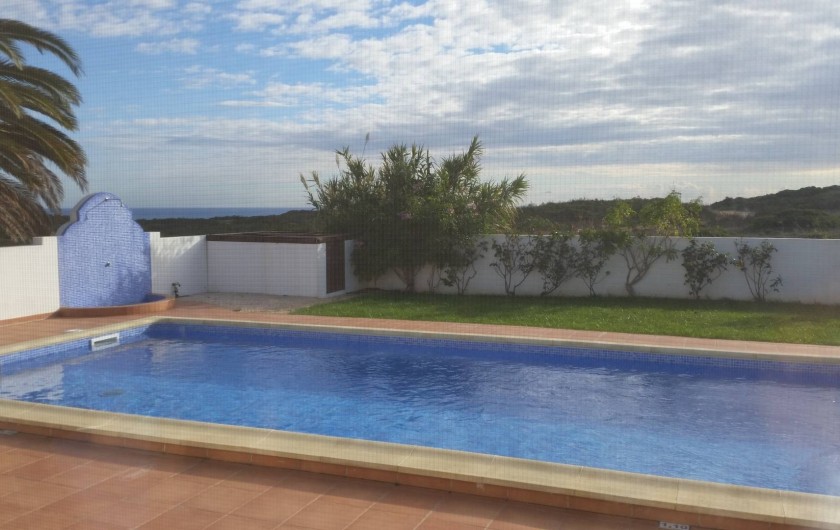 Location de vacances - Villa à Raposeira - Piscine 36 m2