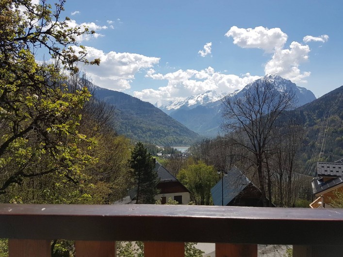 Location de vacances - Chalet à Vaujany - Vue du balcon appartement
