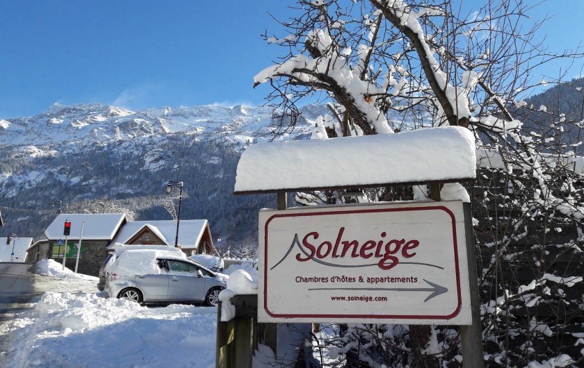 Location de vacances - Chalet à Vaujany - Chalet Solneige sign