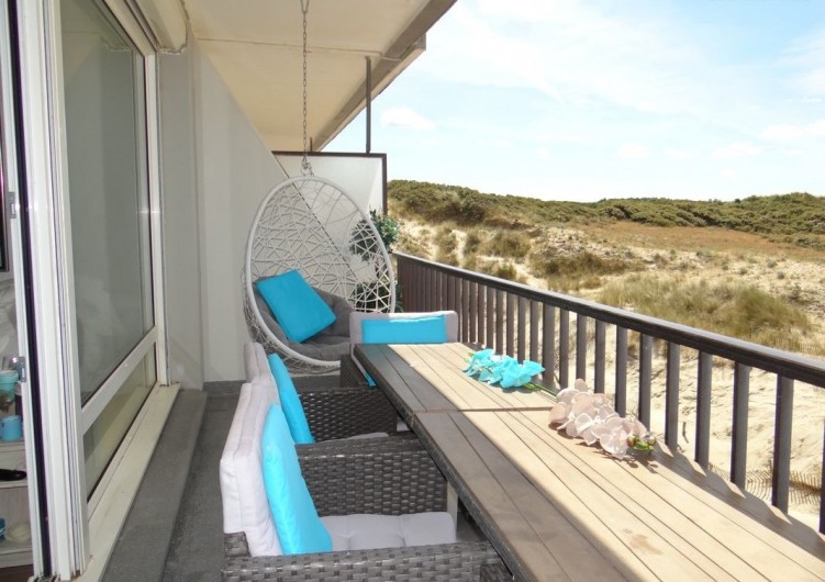 Location de vacances - Appartement à Fort-Mahon-Plage - Vue dunes et forêt.  Accès direct à la plage.