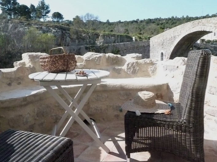 Location de vacances - Appartement à Lagrasse - Balcon/Terrace
